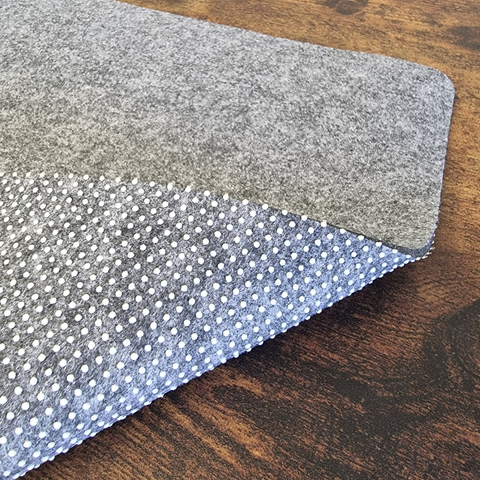 900 x 400 Dark Grey Felt Desk mat