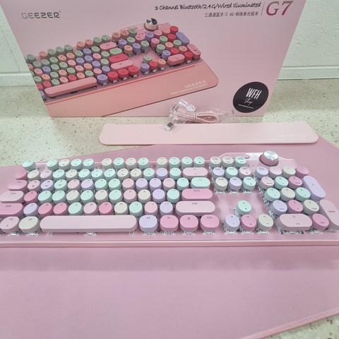 Backlit Mechanical Keyboard Combo Packs | 3 Colours | Wireless, Bluetooth, USB-C
