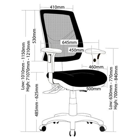 RIO Ergonomic Home Office Chair I 7 year warranty