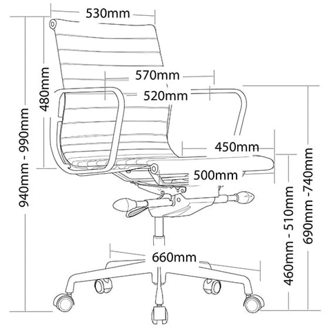 Volt Aesthetic Home Office Chair I 5 Year Warranty