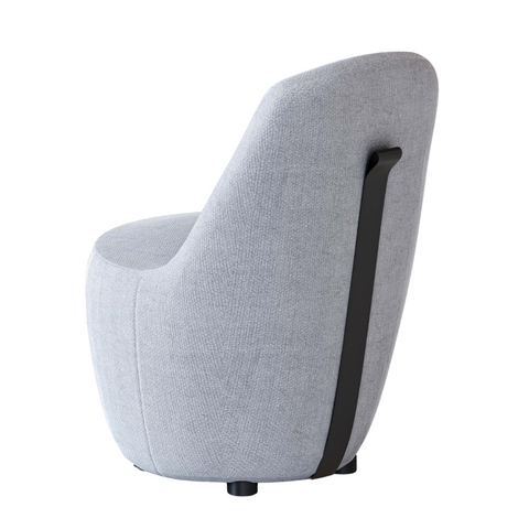 Myk Single Lounge Chair (Light grey and Olive)