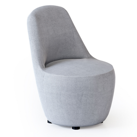 Myk Single Lounge Chair (Light grey and Olive)