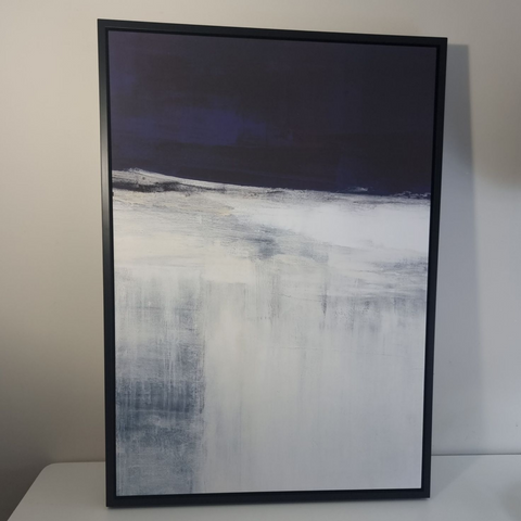 The calming brush strokes give this piece an authentic feel and creates a mood of it's own. 