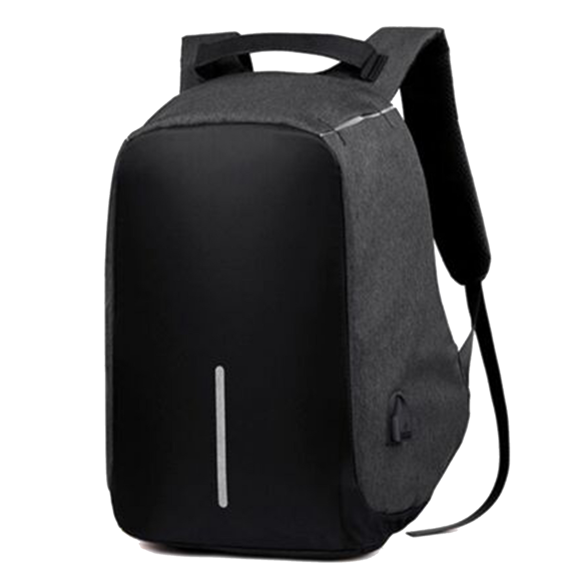 Travel Laptop Bag with USB Charging - Black