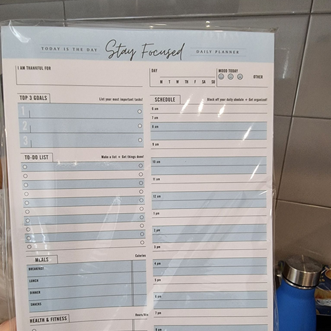 The WFHshop Daily Planner  A5 - 60 pages